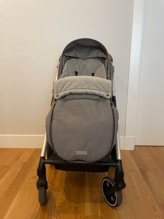 Cybex Balios S Lux Stone Grey, capazo y accesorios