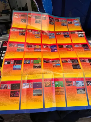 Folleto Publicidad Super Nintendo Top Diez