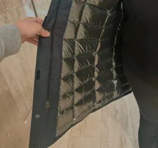 Plumón impermeable Columbia mujer azul