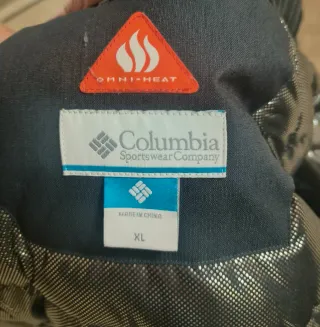 Plumón impermeable Columbia mujer azul