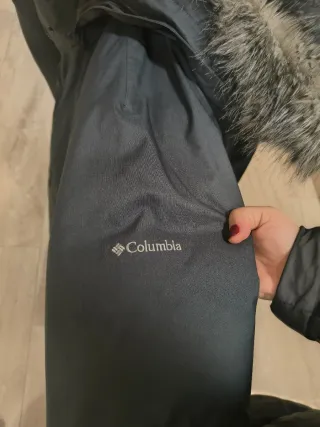 Plumón impermeable Columbia mujer azul