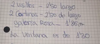 Cortinas Reig Martin con Visillos y Galería
