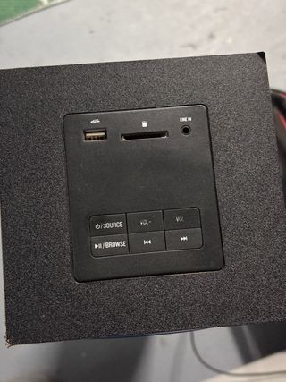 Torre de Sonido Energy Sistem Negra y Azul