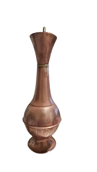 Florero de cobre vintage