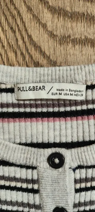 Maglione crop a righe ragazza  Pull&Bear