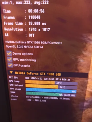 Gigabyte GTX 1060 6GB GDDR5