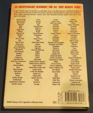 Official Handbook of the Marvel Universe A To Z...