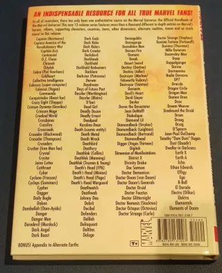 Official Handbook of the Marvel Universe A To Z...