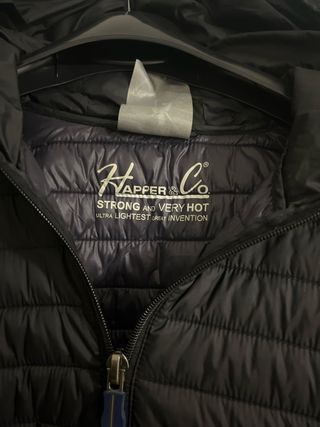 Chaqueta Happer Plumas Negra