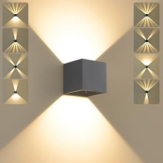 Applique LED Cubo Grigio 12W GC092