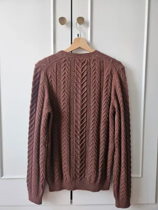 Jersey Massimo Dutti M Marrón Punto