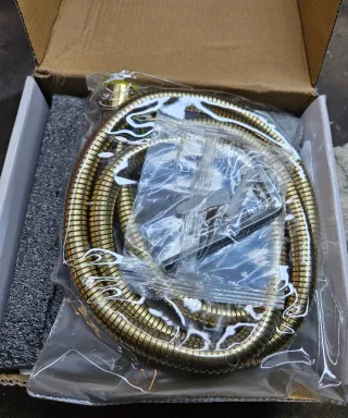 Idroscopino bagno oro spazzolato