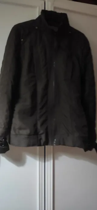 Chaquetón negro mujer