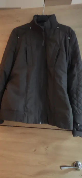 Chaquetón negro mujer