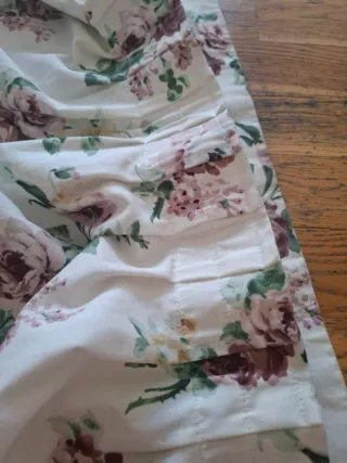 Conjunto Cojines y Cortinas Florales