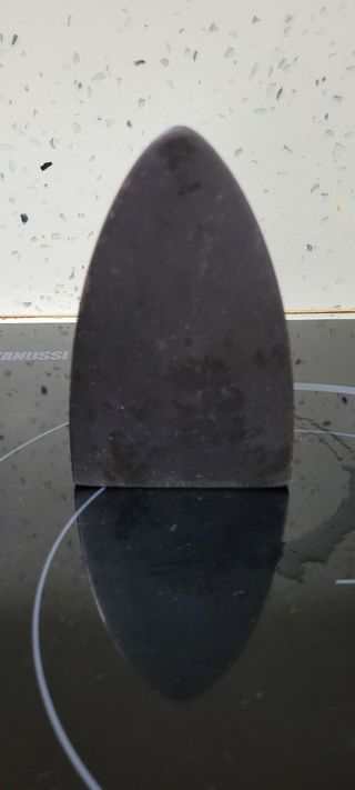 Plancha vintange de hierro fundido