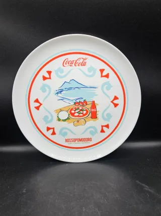Piatto Coca Cola Rosso Pomodoro