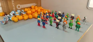 Playmobil serie DC, huevos Kinder Sorpresa