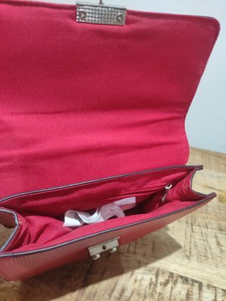 Bolso Pequeño Stradivarius Rosa y Rojo