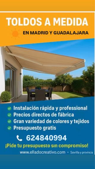 Toldos pérgolas y terrazas