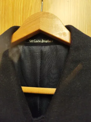 Abrigo caballero azul marino