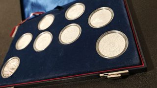 5,15 Oz Plata Pura 8 Monedas Mundial Francia 1998