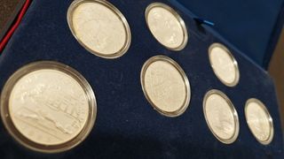 5,15 Oz Plata Pura 8 Monedas Mundial Francia 1998