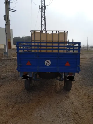 Remolque 3 depósitos no basculante con documentos