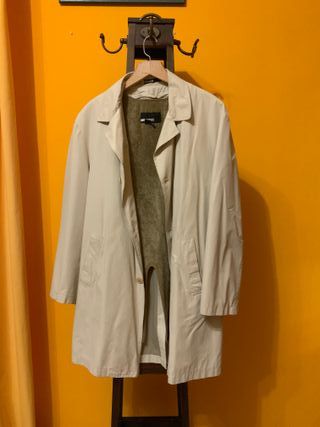 Gabardina Beige Hombre