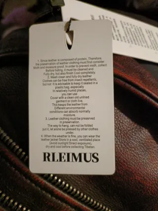 Chaqueta de cuero genuina AYUNSUE