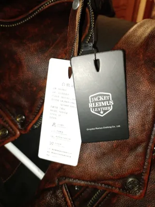 Chaqueta de cuero genuina AYUNSUE