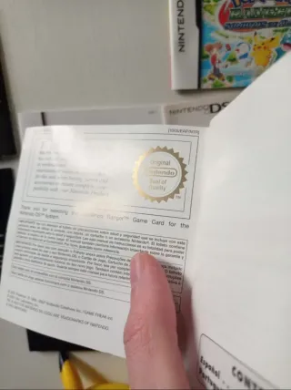 Manuales Pokémon Ranger, sombras, Perla originales