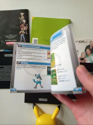 Manuales Pokémon Ranger, sombras, Perla originales