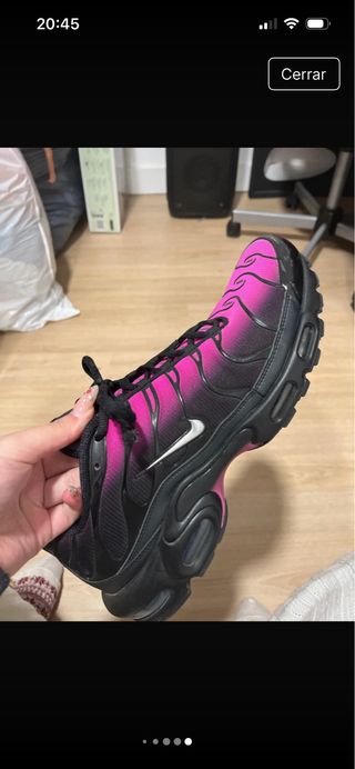 Nike Air Max TN Hombre Negro/Rosa