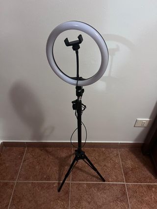 Aro de Luz LED con Soporte para Móvil