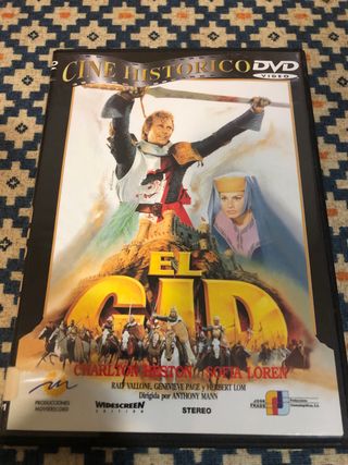 DVD El Cid Cine Histórico Charlton Heston