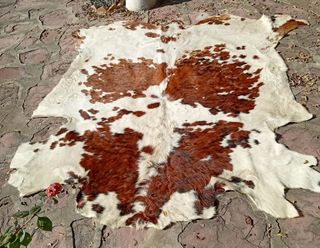 Alfombra piel de vaca auténtica