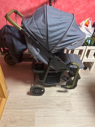 Silla de paseo azul de regalo bolso