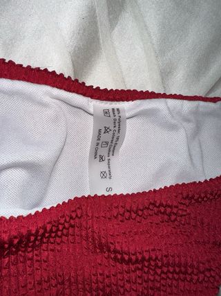 Bikini Shein Burdeos con Perlas