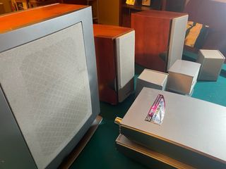 Home Cinema Panasonic 400W acabado en madera