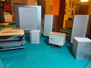 Home Cinema Panasonic 400W acabado en madera