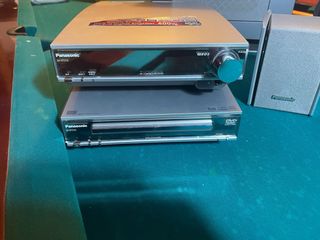 Home Cinema Panasonic 400W acabado en madera