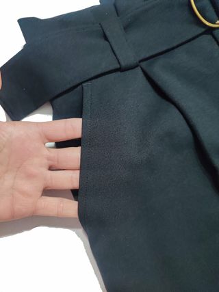 Lauren Ralph Lauren/ Pantalón zanahoria de punto M