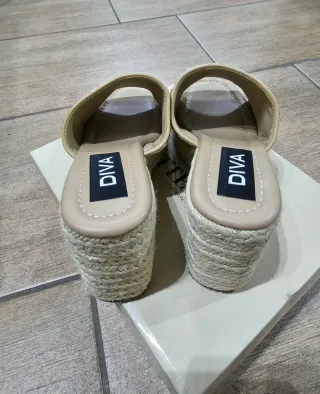 Sandali DIVA zeppa alta donna nuovi