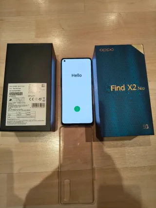 Oppo Find X2 Neo 5G con caja y funda