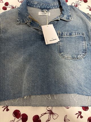 Camisa vaquera cropped Pull&Bear