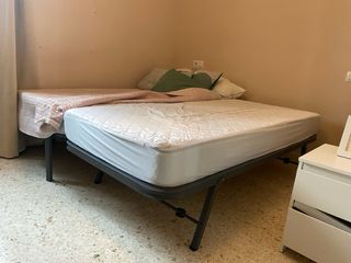 2 Camas 90x190 tipo canguro con colchones
