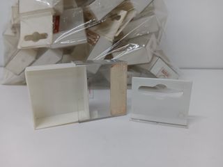 50 Cajas Blíster Plástico Rígido 45x40x20 mm
