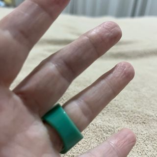 Anillo Tous Oso Verde y Blanco
