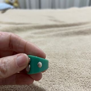 Anillo Tous Oso Verde y Blanco